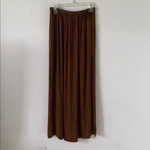 Forever21 long Maxi brown skirt